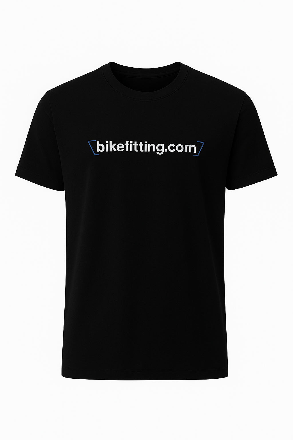 CAMISETA CASUAL BIKEFITTING PRETA LOGO BRANCO/AZUL TAM - G