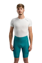 BERMUDA DE CICLISMO MASCULINA FREE FORCE TRAINING TURQUESA - GG