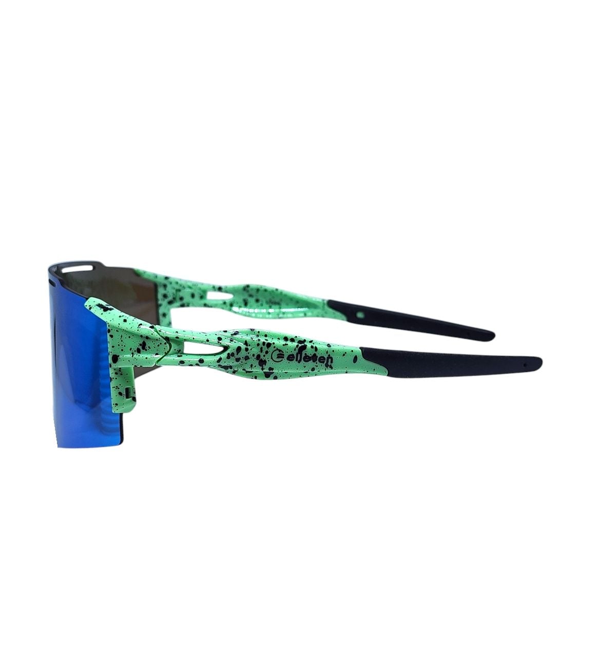 Oculos Ciclismo Xq550 Lente Policarbonato Colors Uv400 Verde Agua
