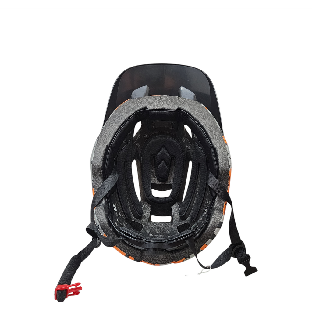 Capacete Elleven Trail Inmold Race M 53-57 Laran/Cinza/Preto
