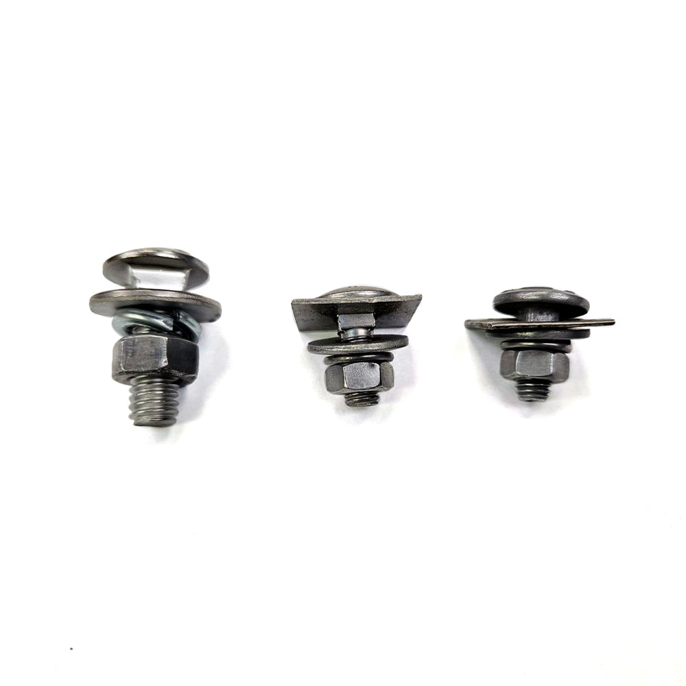 KIT DE FIXAÇÃO TRANSBIKE CALHA TETO LONG LIFE (KIT 3) - ZINCADO