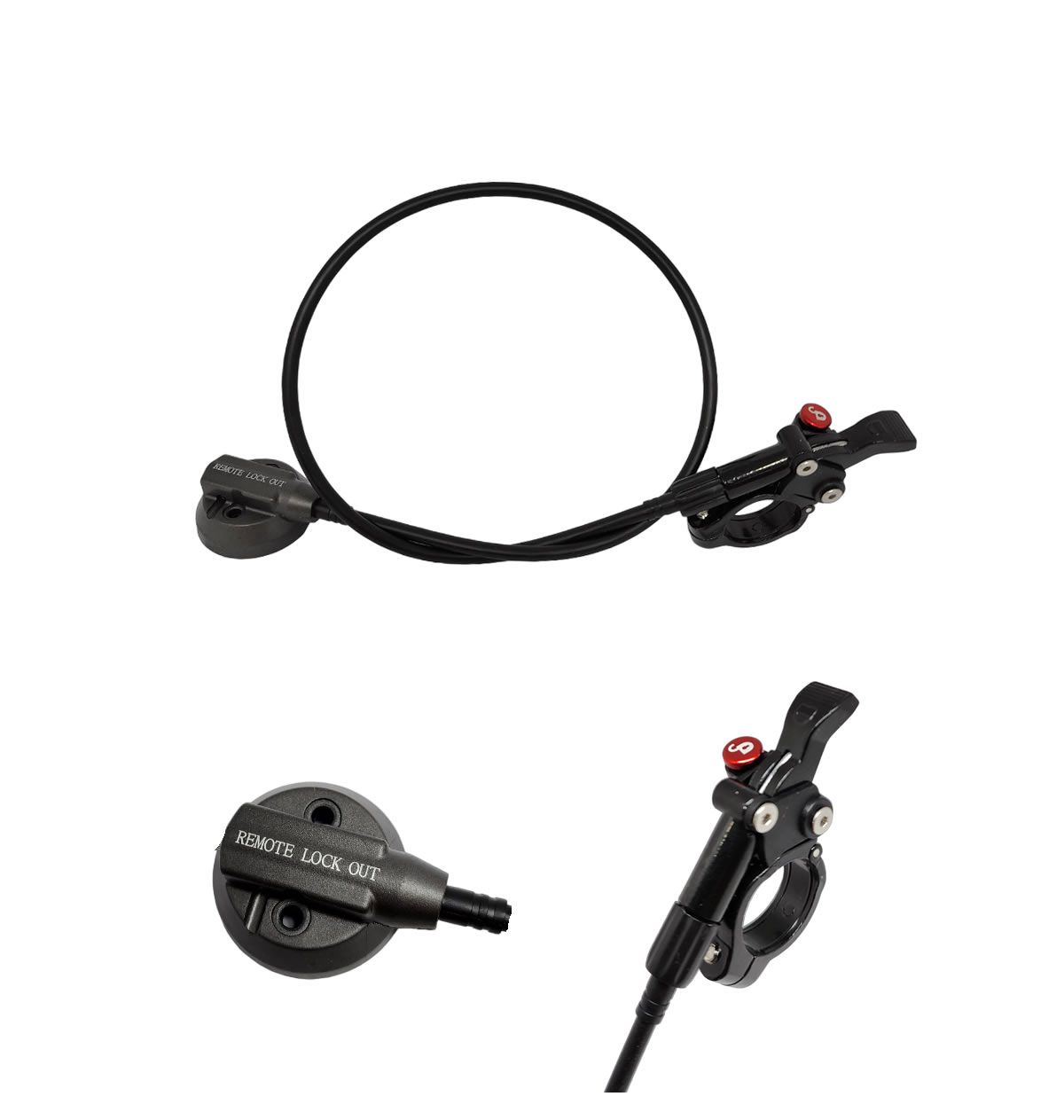 KIT TRAVA REMOTA COMPLETA SUSPENSÃO ELLEVEN AR EX367 - PRETO