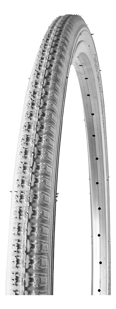 Pneu Vee Rubber para Cadeira de Rodas 24x1 3/8 - Cinza Claro