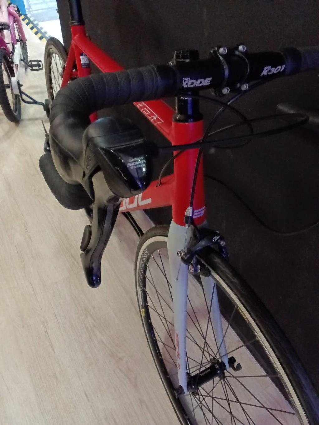 Bicicleta 700 Soul 3r1 Shimano Sora 18v Vermelho/Branco Tam 56