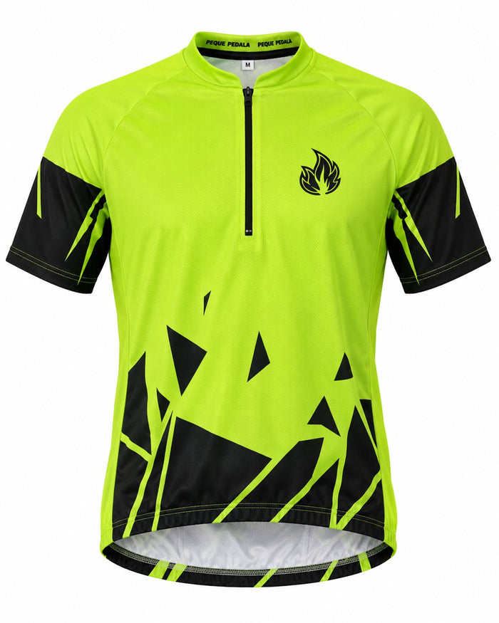 Camisa Ciclismo Filip Dillis Verde/Preto - VERDE/PRETO / P