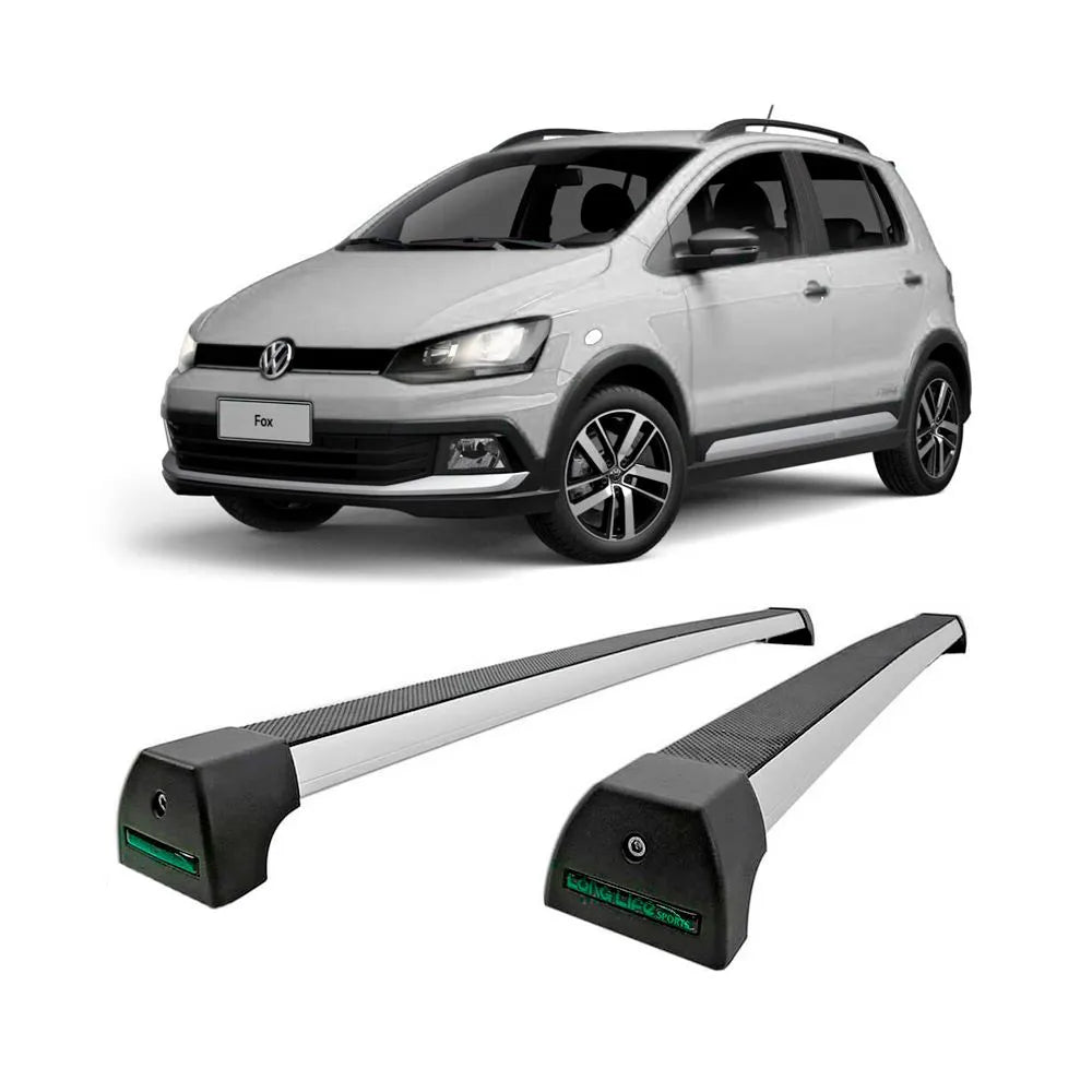 RACK DE TETO LONG LIFE SPORT ALUM VOLKSWAGEM CROSS UP 2015-2019 C/ LONGARINA (AW15)