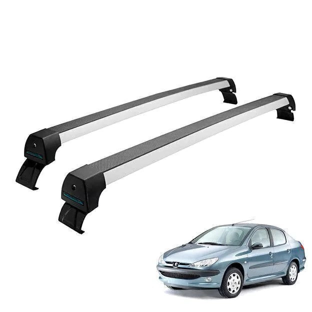 RACK DE TETO LONG LIFE SPORT P/ 206 / 207 HATCH E SEDAN - 4 PORTAS (A206-4) - ALUMÍNIO