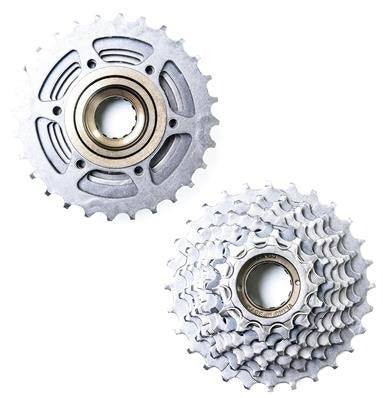 CATRACA RODA LIVRE 8V 13/28D INDEX PRATA
