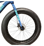 Bicicleta 26 Elleven Alien Fat Bike 21v Shimano Azul/Verde