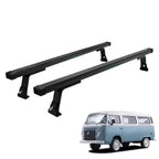 RACK DE TETO LONG LIFE AÇO P/ SURF KOMBI LEVE (ATÉ 1997) / TOWNER – BARRA 1300 MM - ALTURA 240 MM (TETO BAIXO ) (S3) - P