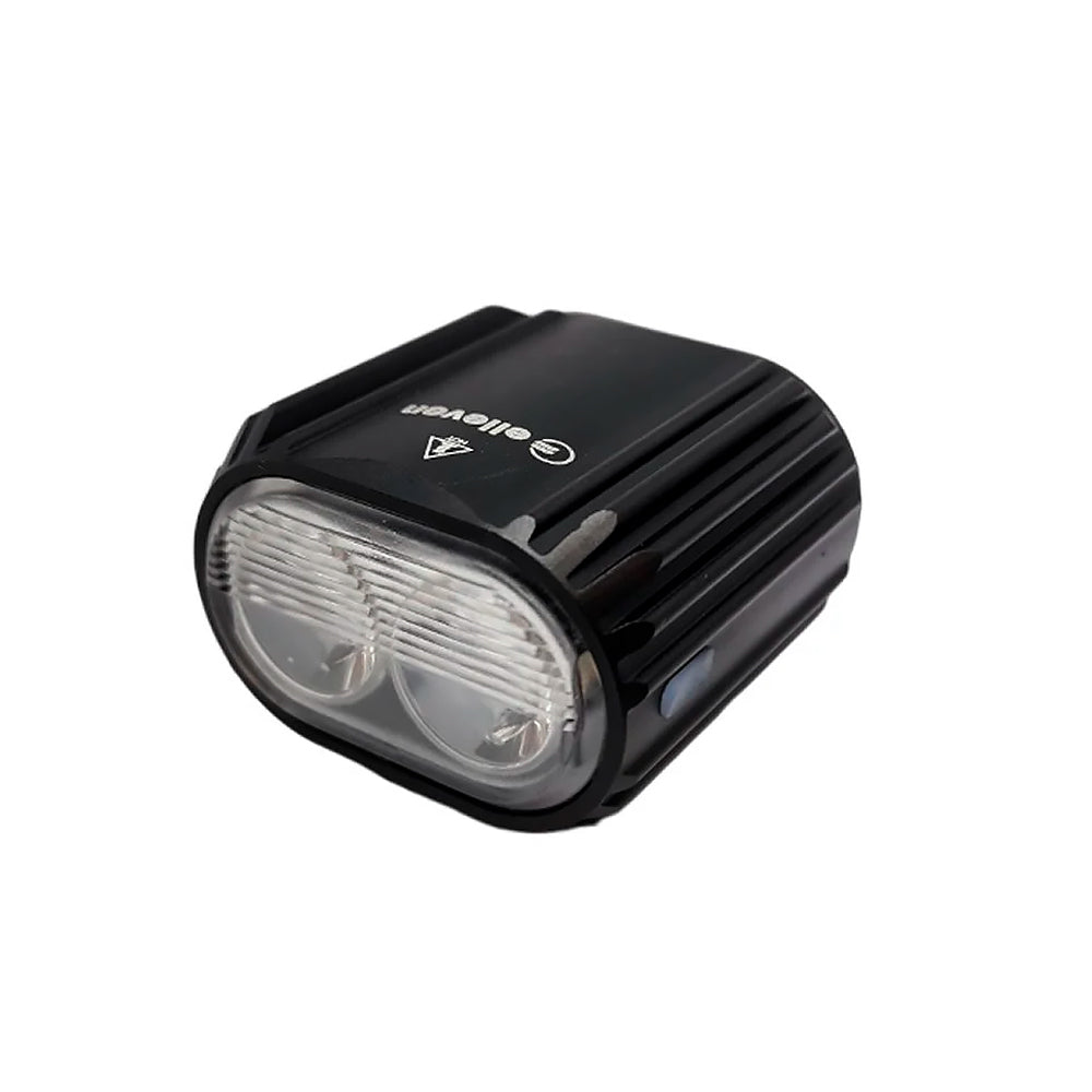 FAROL E-BIKE ELLEVEN SEM BATERIA E SUPORTE 1600 LUMENS - PRETO FOSCO