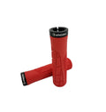 MANOPLA ELLEVEN MTB CITY 130MM EMBORRACHADA C/ TRAVA VERMELHO