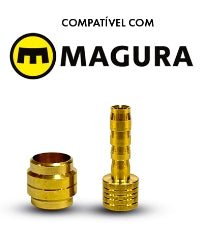 CONECTOR PINO E OLIVA FREIO DISCO HIDRAULICO COMPATÍVEL C/ MAGURA - ZTTO