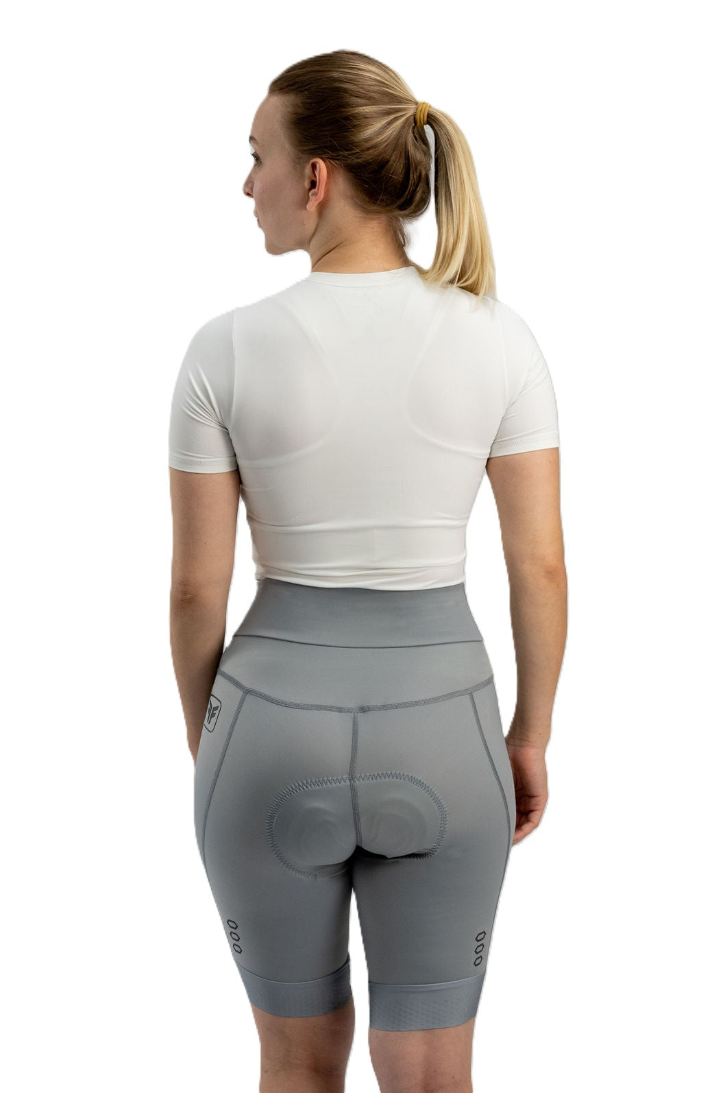 Bermuda de Ciclismo Feminina Free Force Training Cinza M