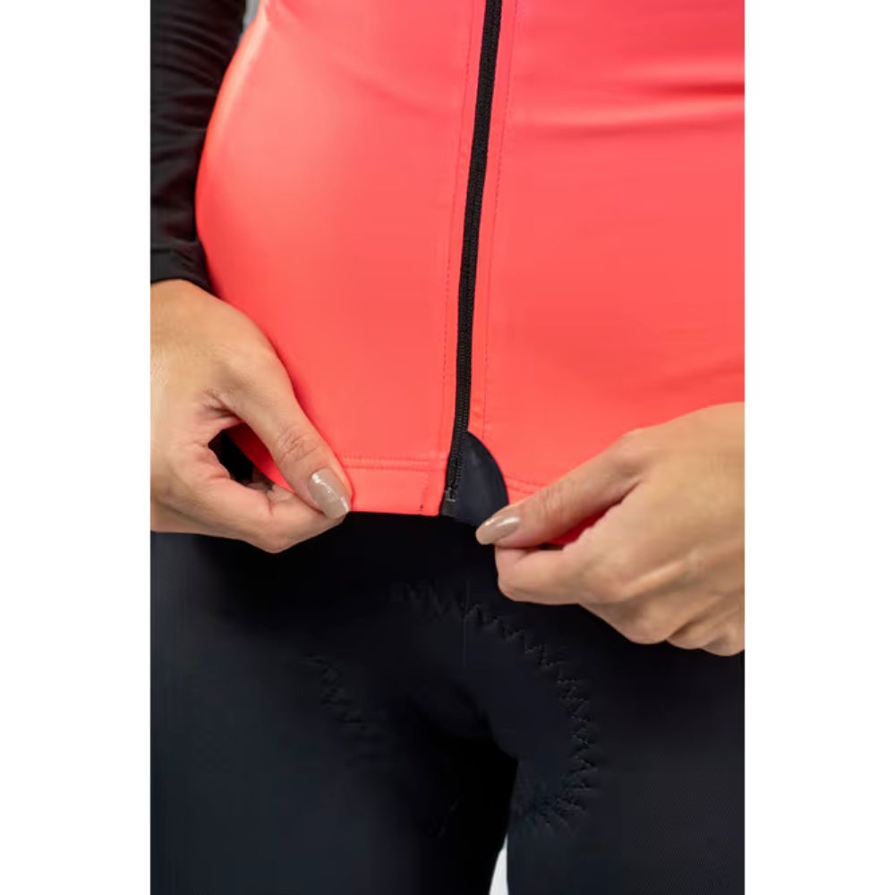 Camisa Ciclismo Free Force Feminina Start Manga Longa Gradient Peluciada