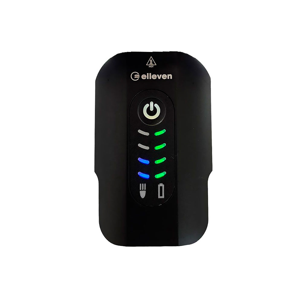 FAROL SINALIZADOR 2 EM 1 ELLEVEN 600+30 LUMENS RECARREGÁVEL USB - PRETO FOSCO