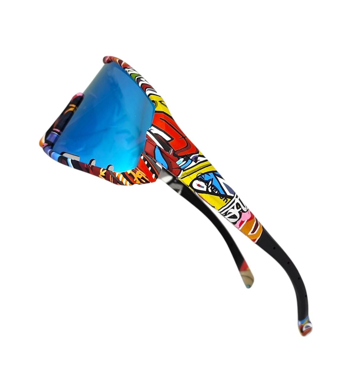 OCULOS CICLISMO ELLEVEN EL301 LENTE POLICARBONATO COLORS UV400 ARMAÇÃO COLORIDA
