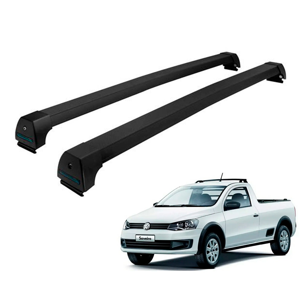 RACK DE TETO LONG LIFE SPORT ALUM. P/ SAVEIRO G6  A PARTIR DE 2009 FIXA NO FRISO (PG-5)