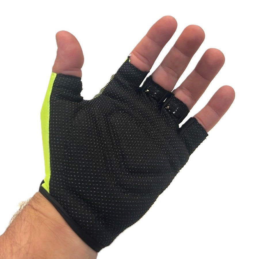 Luva Aberta Kode For Racing Preto/Amarelo - GG