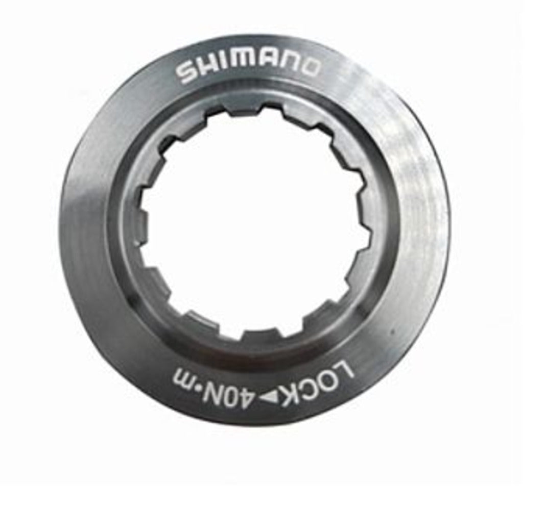 TAMPA DO ROTOR SHIMANO CENTER LOCK INTERNO - PRETO C/ LETRAS