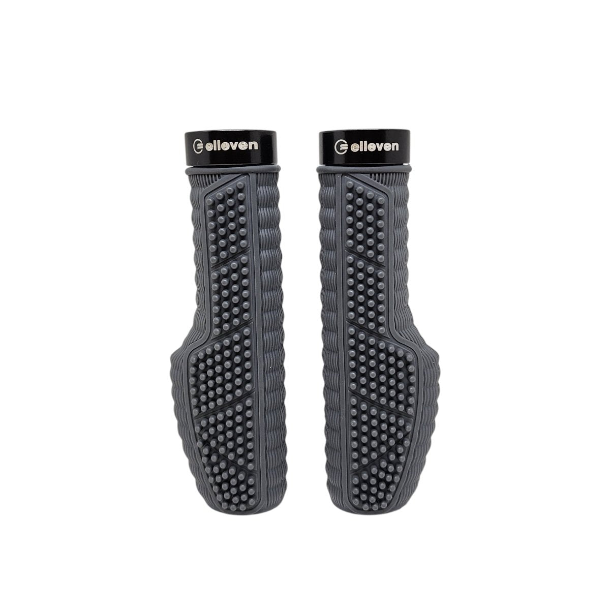 MANOPLA ELLEVEN ERGO SILICONE PREMIUM 142MM COM TRAVA CINZA
