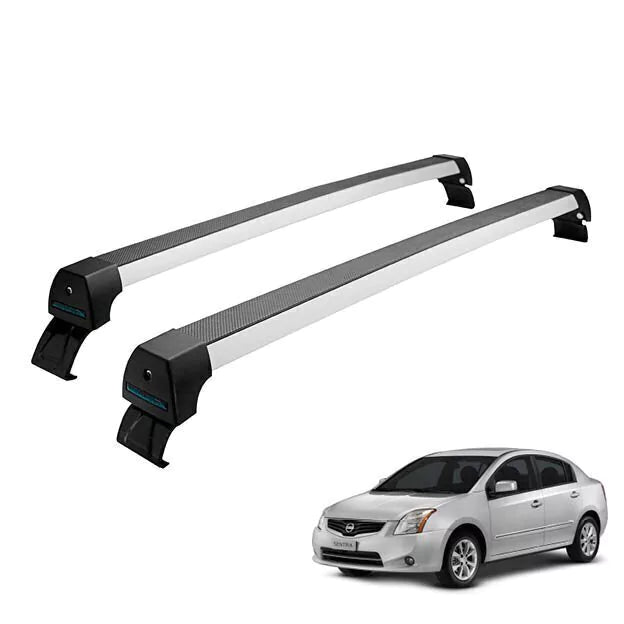 RACK LONG LIFE SPORT ALUM. PRATA P/ NISSAN SENTRA - 2006 A 2018 (Ast) - PRATA