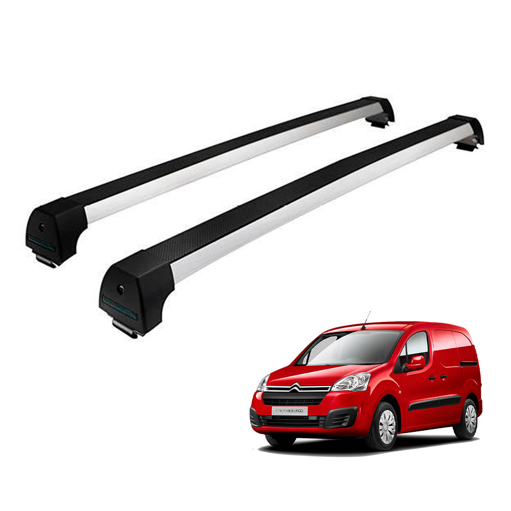 RACK LONG LIFE SPORT ALUM. PRATA P/ CITROEN BERLINGO (ABe) - PRATA