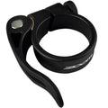 ABRAÇADEIRA DE QUADRO ZOOM AT001 COM BLOCAGEM VAZADA 34,9mm - PRETO