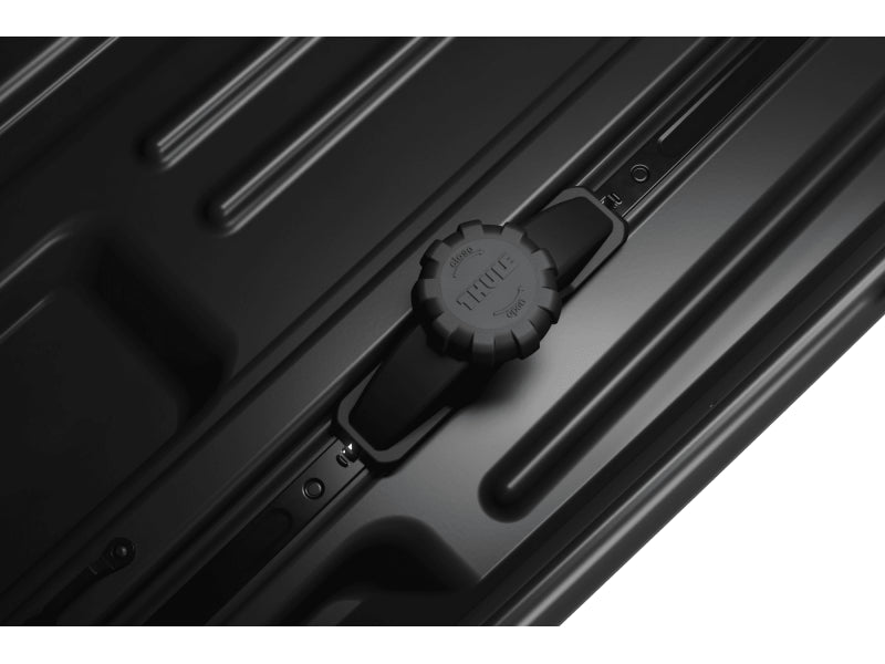 BAGAGEIRO MALEIRO DE TETO THULE FORCE XT M 400L 75Kg BAÚ RÍGIDO PRETO