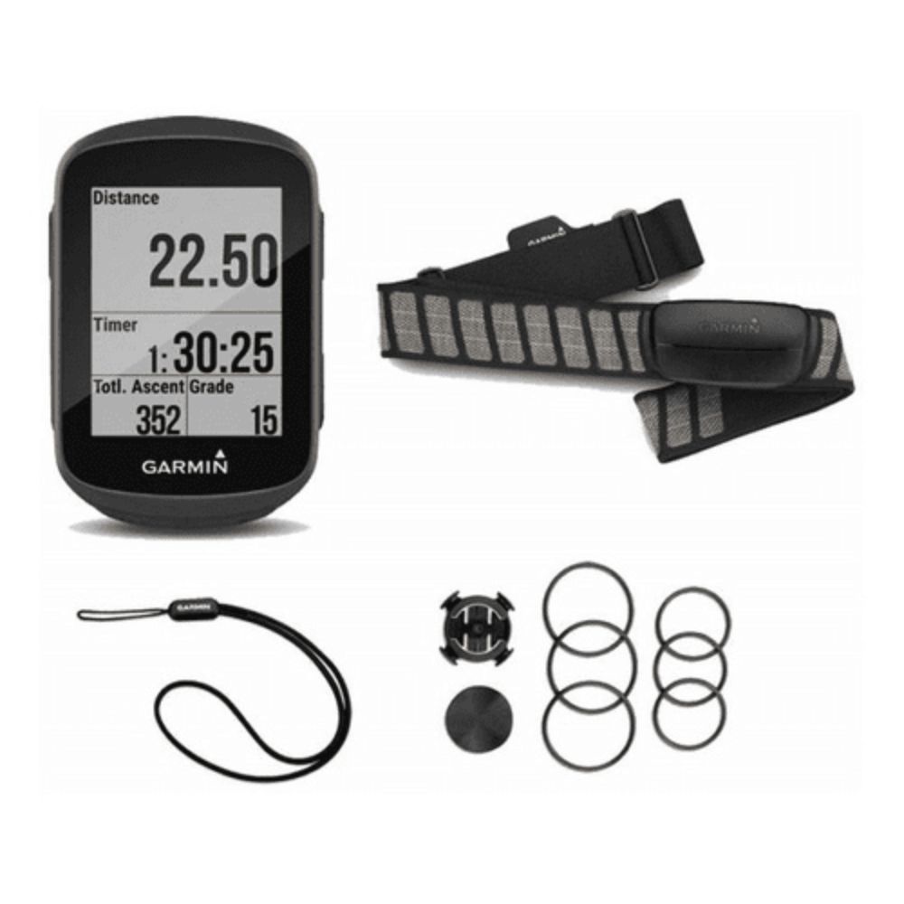 GPS GARMIN EDGE 130 PLUS BUNDLE C/ MONITOR E CINTA CARDIACA - PRETO