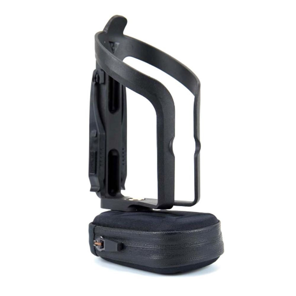 SUPORTE CARAMANHOLA TOPEAK NINJA POUCH + ROAD C/ BOLSA - PRETO
