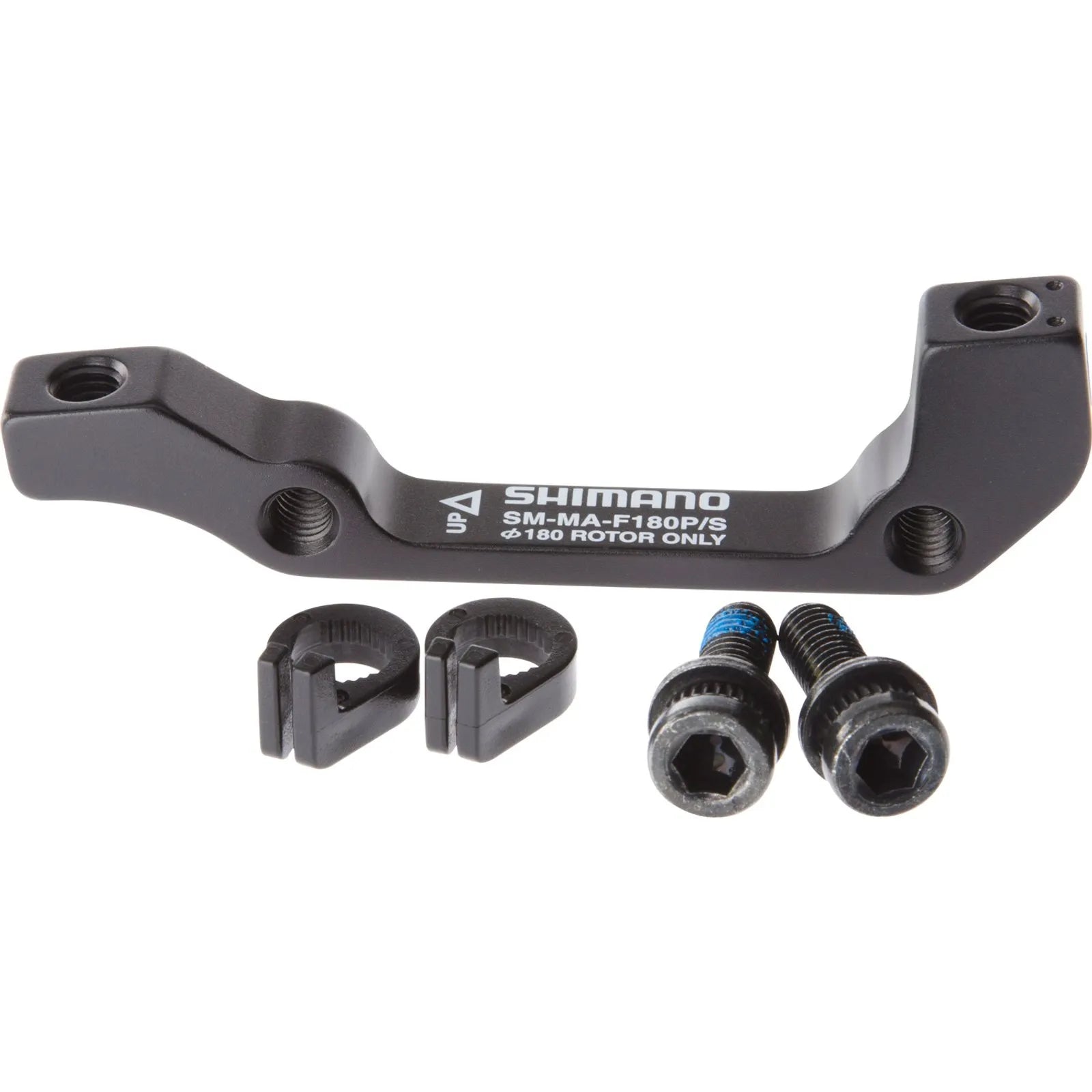 ADAPTADOR PARA FREIO À DISCO IS MONT (T160MM/D180MM) SHIMANO - PRETO