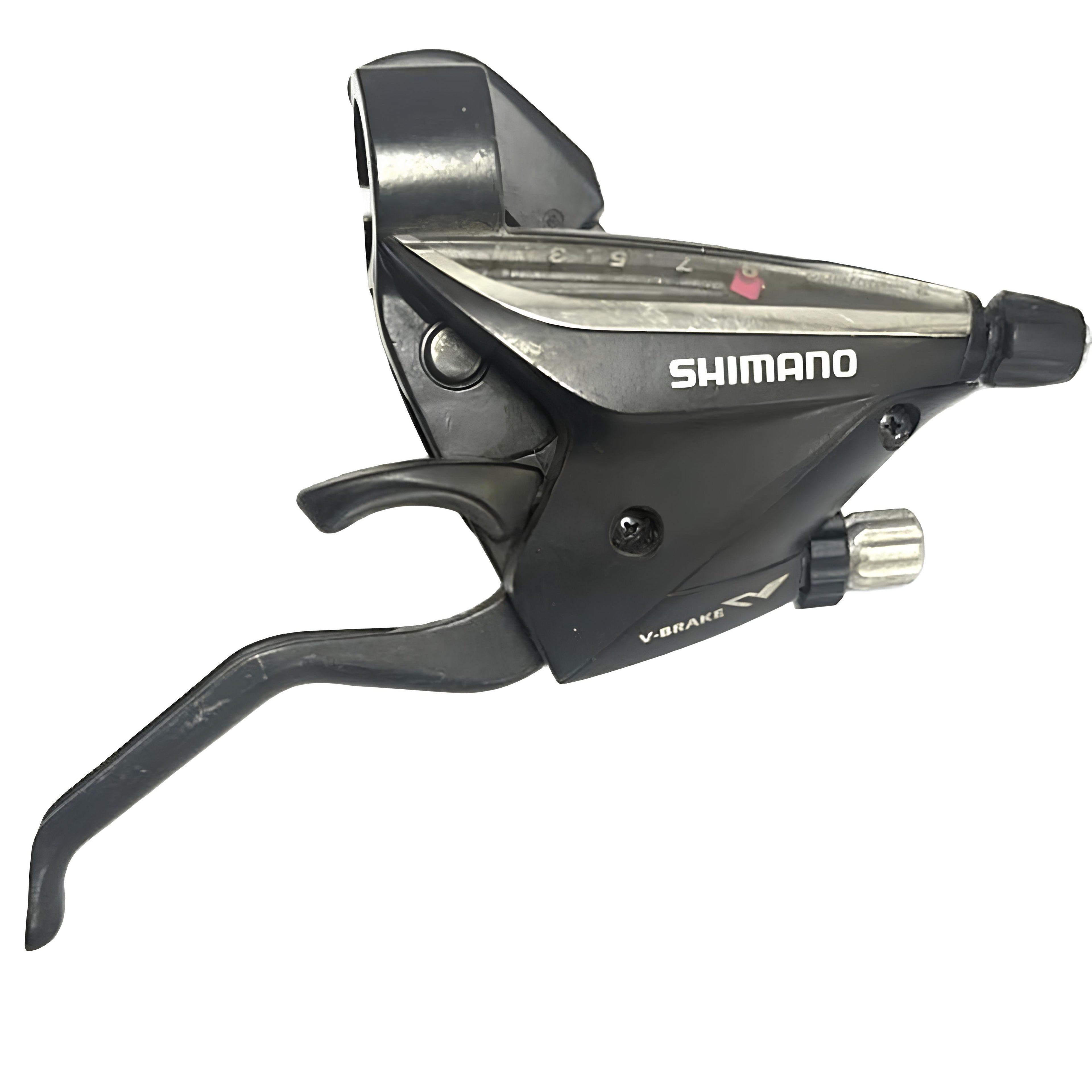 ALAVANCA DE MARCHA DIANT. RAPDFIRE SHIMANO ALTUS EF51 9V C/MANETE USADO RETIRADO DE BIKE (SHOWROOM)