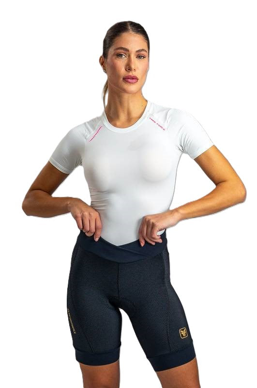 Bermuda de Ciclismo Feminina Free Force Performance 2025 Preta - PRETO / P