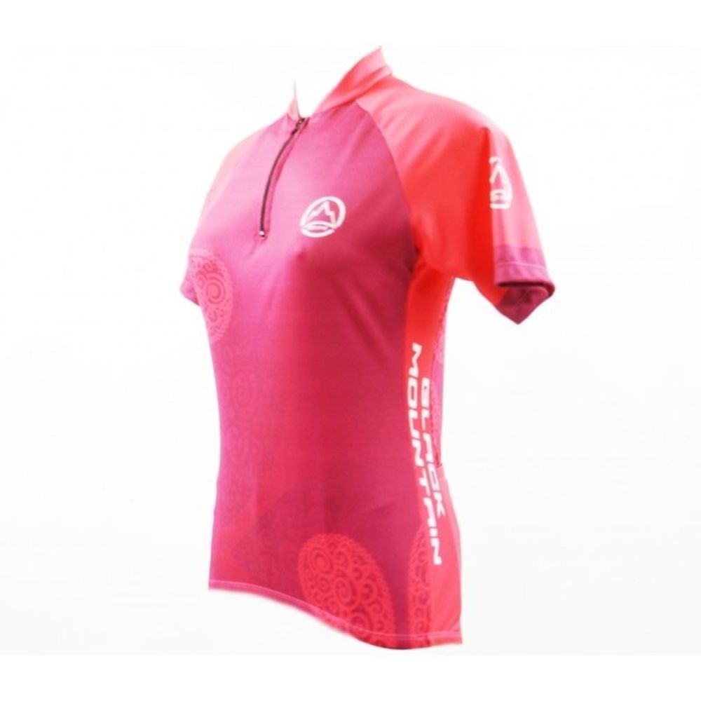 CAMISA CICLISMO BLACK MOUNTAIN FEMININA SUPER PINK - ROSA - P