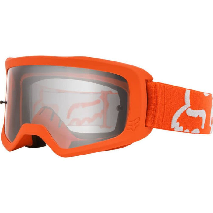 ÓCULOS GOGGLE FOX MAIN RACE LENTE TRANSP. - LARANJA