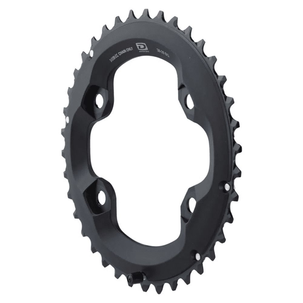 COROA 28D SHIMANO DEORE M6000 10 VELOCIDADES (Y1WD28000) - PRETO