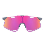 Oculos 100% Hypercraft - Gloss Light Grey - Purple Mirror Lens