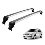 RACK LONG LIFE SPORT ALUM. PRATA P/ CHEVROLET CLASSIC/CORSA SEDAN/HATCH- 4 PORTAS (ACs-4)