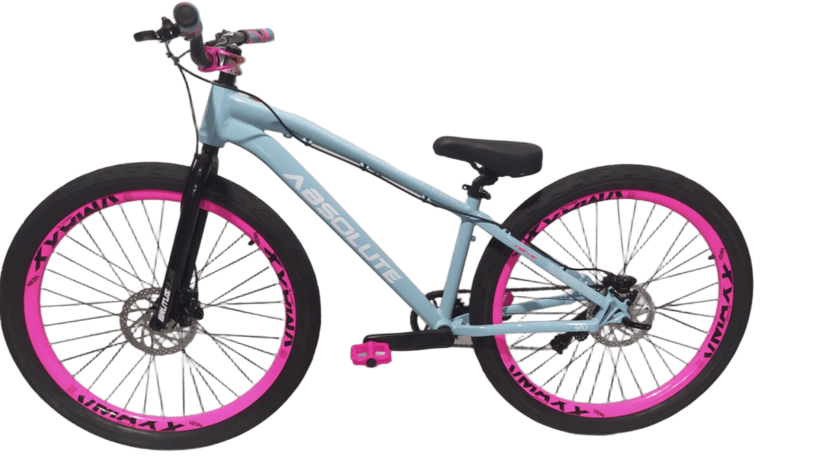 BICICLETA 26 ABSOLUTE BRUTUS AZUL ROSA MT200 SINGLE