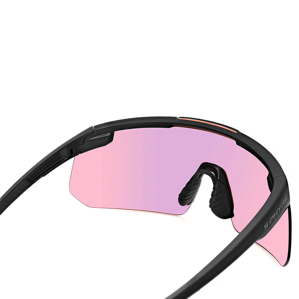 ÓCULOS SHIMANO S-PHYRE R C/ 2 LENTES RIDESCAPE GRAVEL (ECESPHR2GRL02) - PRETO FOSCO