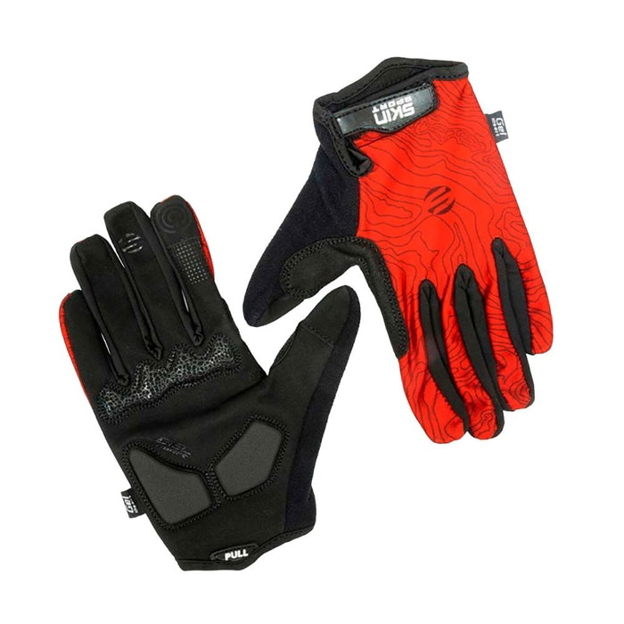 LUVA SKIN SPORT AIR GEL - VERMELHO / M