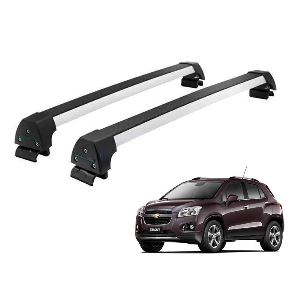 RACK LONG LIFE SPORT ALUM. PRATA P/ CHEVROLET TRACKER - 2014 À 2019 (ATrk)