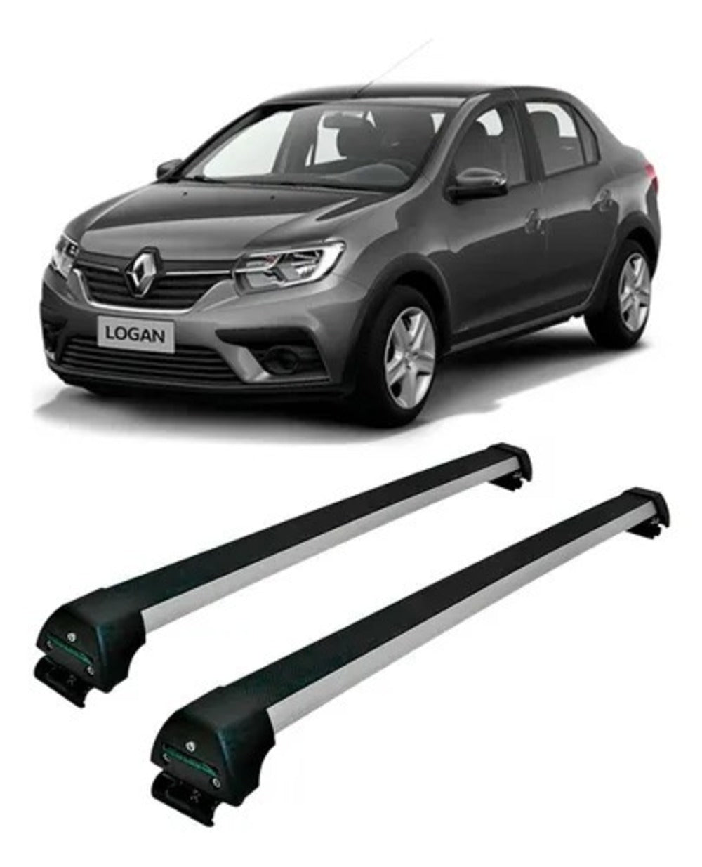 RACK DE TETO LONG LIFE LOGAN a partir de 2014 e SANDERO a partir de 2015 (ALG)