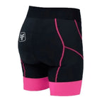 BERMUDA CICLISMO FREE FORCE QUEEN FEM. - PRETO/ROSA - P