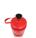 GARRAFA HIDRATAÇÃO EL 650ML BOCA LARGA COM ALÇA VERMELHO/PRETO