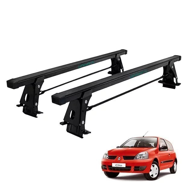 RACK DE TETO LONG LIFE AÇO P/ RENAULT CLIO - 2 PORTAS (ATÉ 1999) (RC-2) - PRETO
