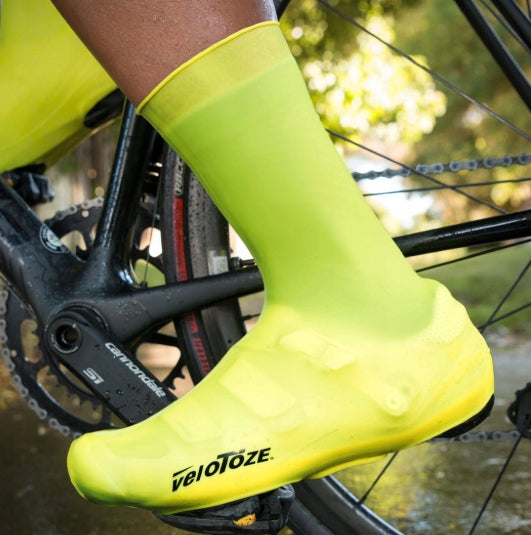 BOTINHA CAPA DE SAPATILHA EMBORRACHADA IMPERMEÁVEL VELOTOZE AMARELO - M