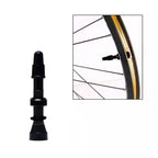 VÁLVULA PARA TUBELESS BASE BORRACHA - PRETO - 45mm
