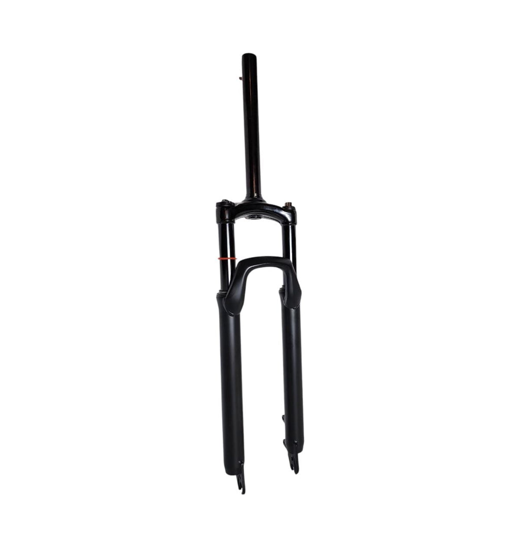 GARFO SUSPENSÃO ARO 29 AÇO AHEADSET COM TRAVA 100MM PRETO